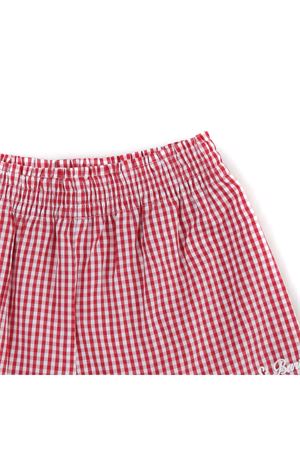 Shorts in cotone rosso SAINT BARTH KIDS | MEA00100976L